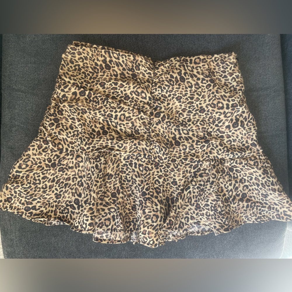 Zara Animal Print Skort